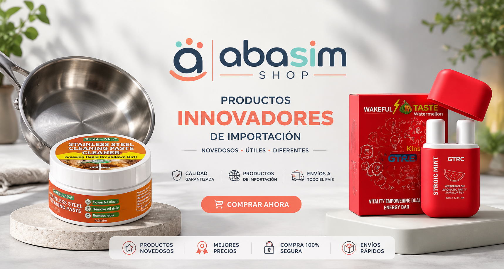 Productos importados e innovadores de ABASIM Shop