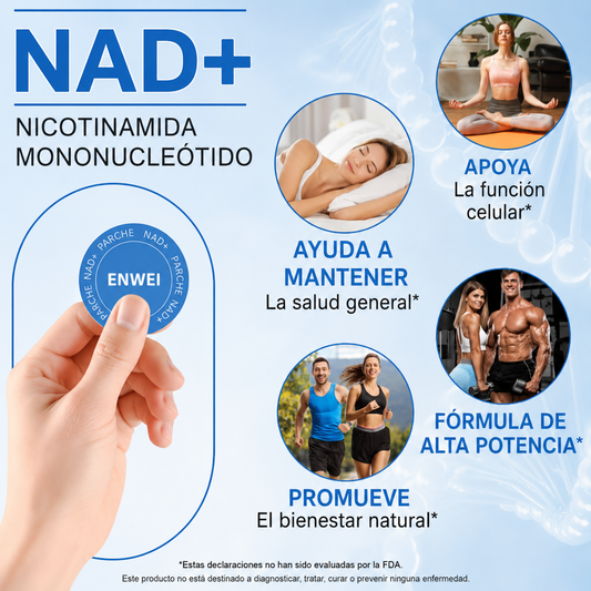Parches NAD+ ENWEI - Nicotinamida Mononucleótido beneficios